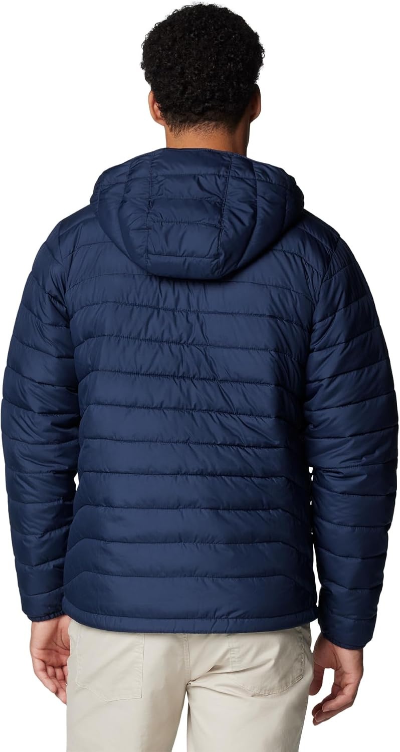 image:imageColumbia 2086944CB POWDER LITE II HOODED JACCollegiate Navy