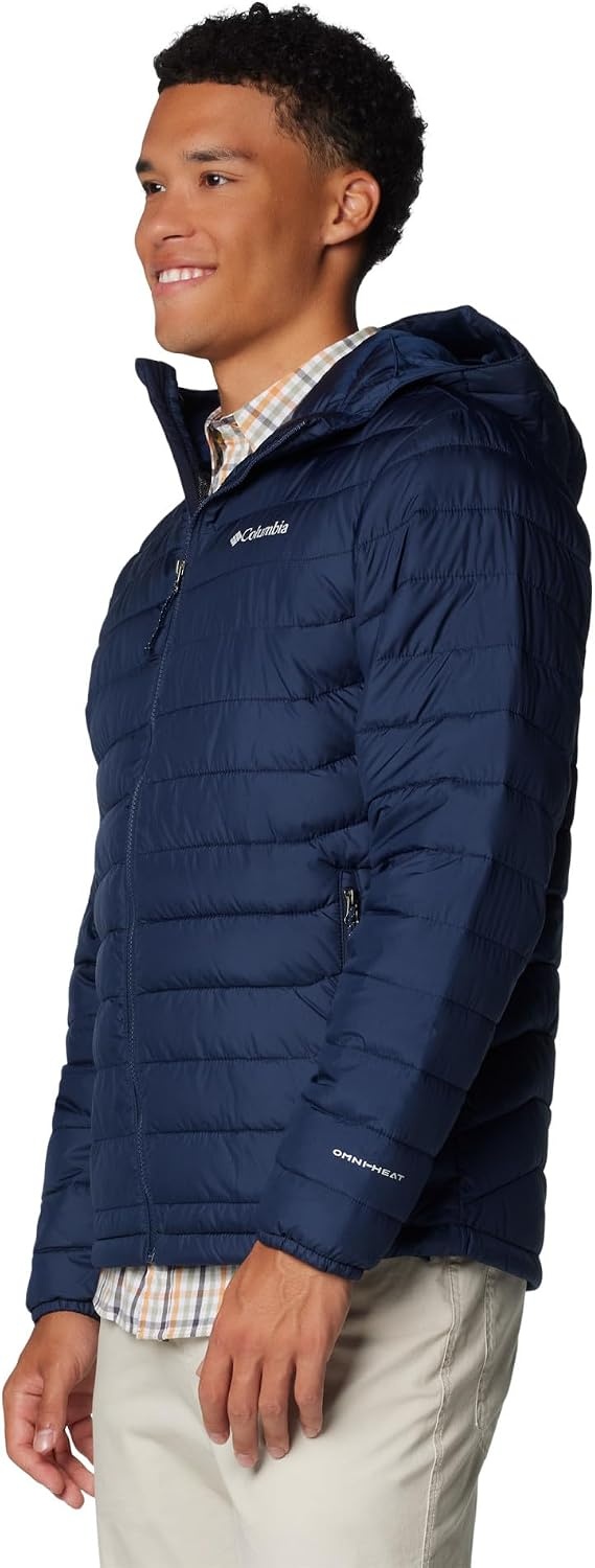 image:imageColumbia 2086944CB POWDER LITE II HOODED JACCollegiate Navy