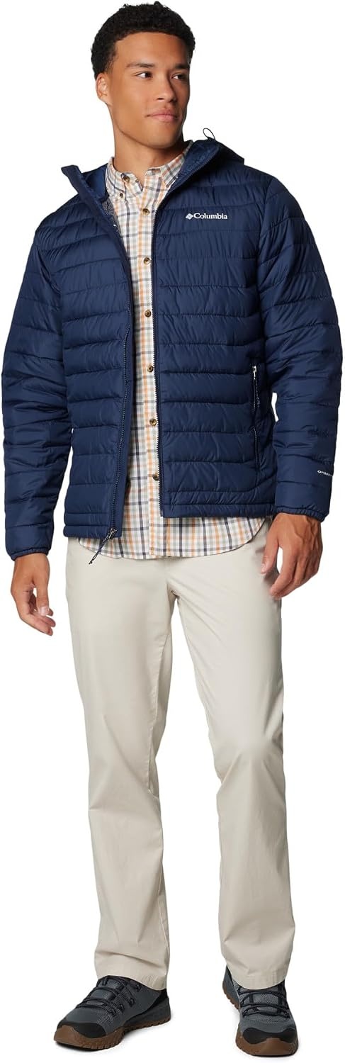 image:imageColumbia 2086944CB POWDER LITE II HOODED JACCollegiate Navy