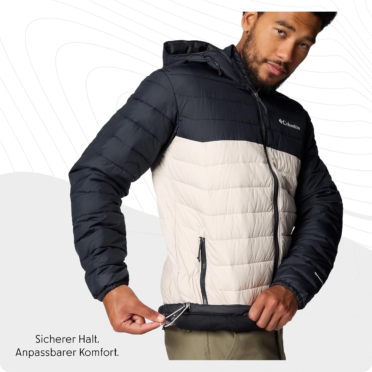 image:imageColumbia 2086944CB POWDER LITE II HOODED JACDark StoneBlack