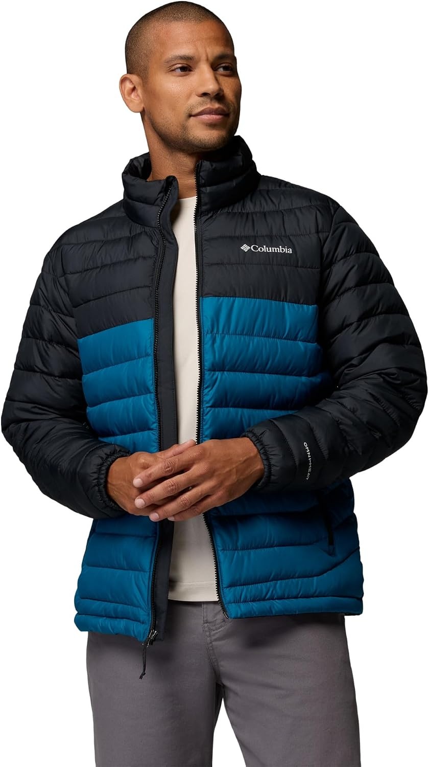 image:imageColumbia 2086944CB POWDER LITE II HOODED JACPhoenix BlueBlack