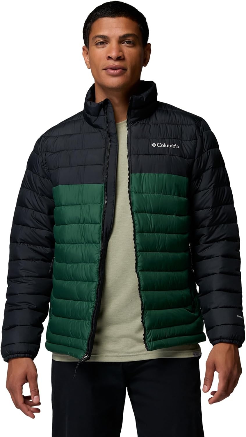 image:imageColumbia 2086944CB POWDER LITE II HOODED JACRegenwaldSchwarz