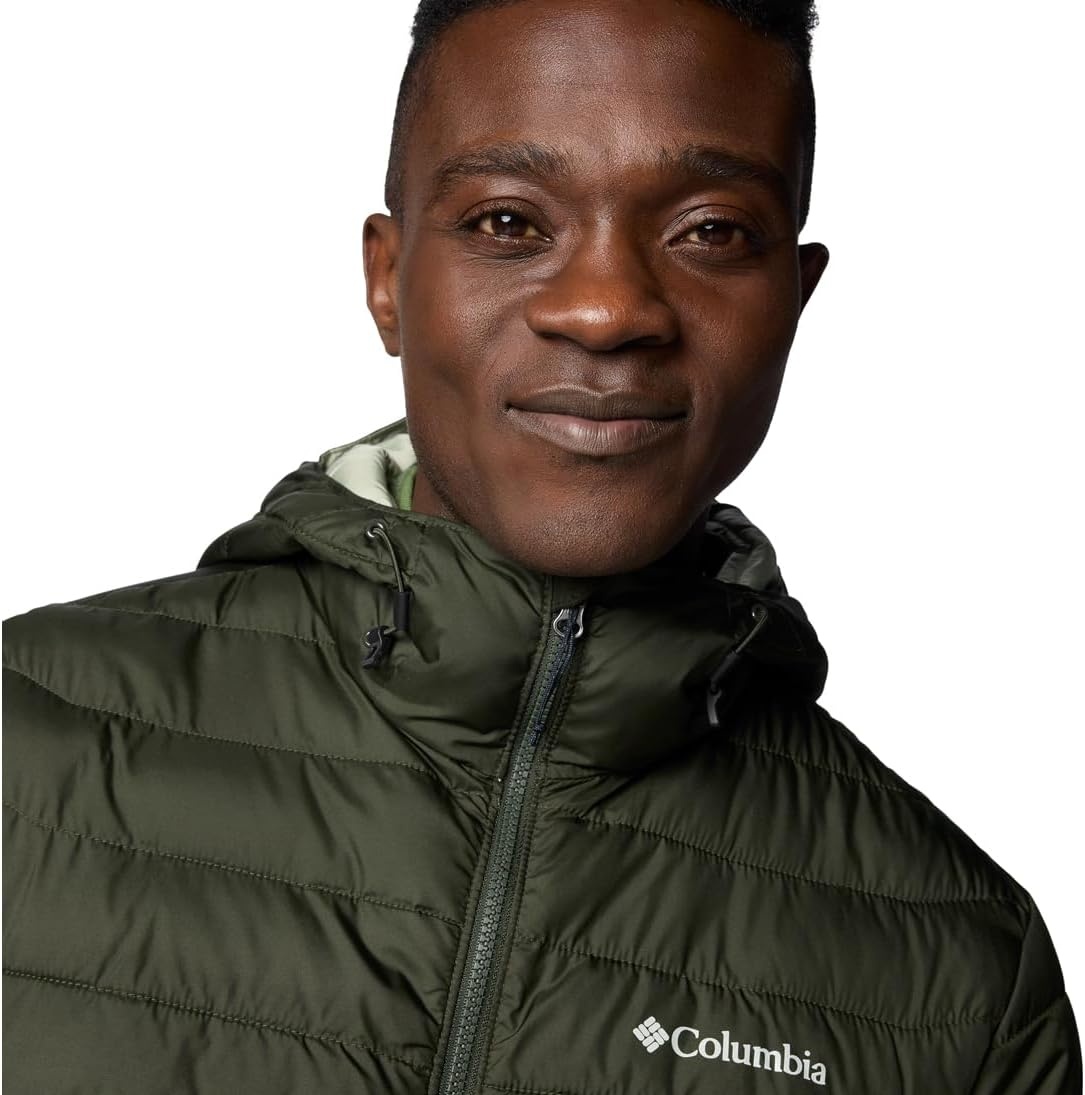 image:imageColumbia 2086944CB POWDER LITE II HOODED JACSafari Greenscape