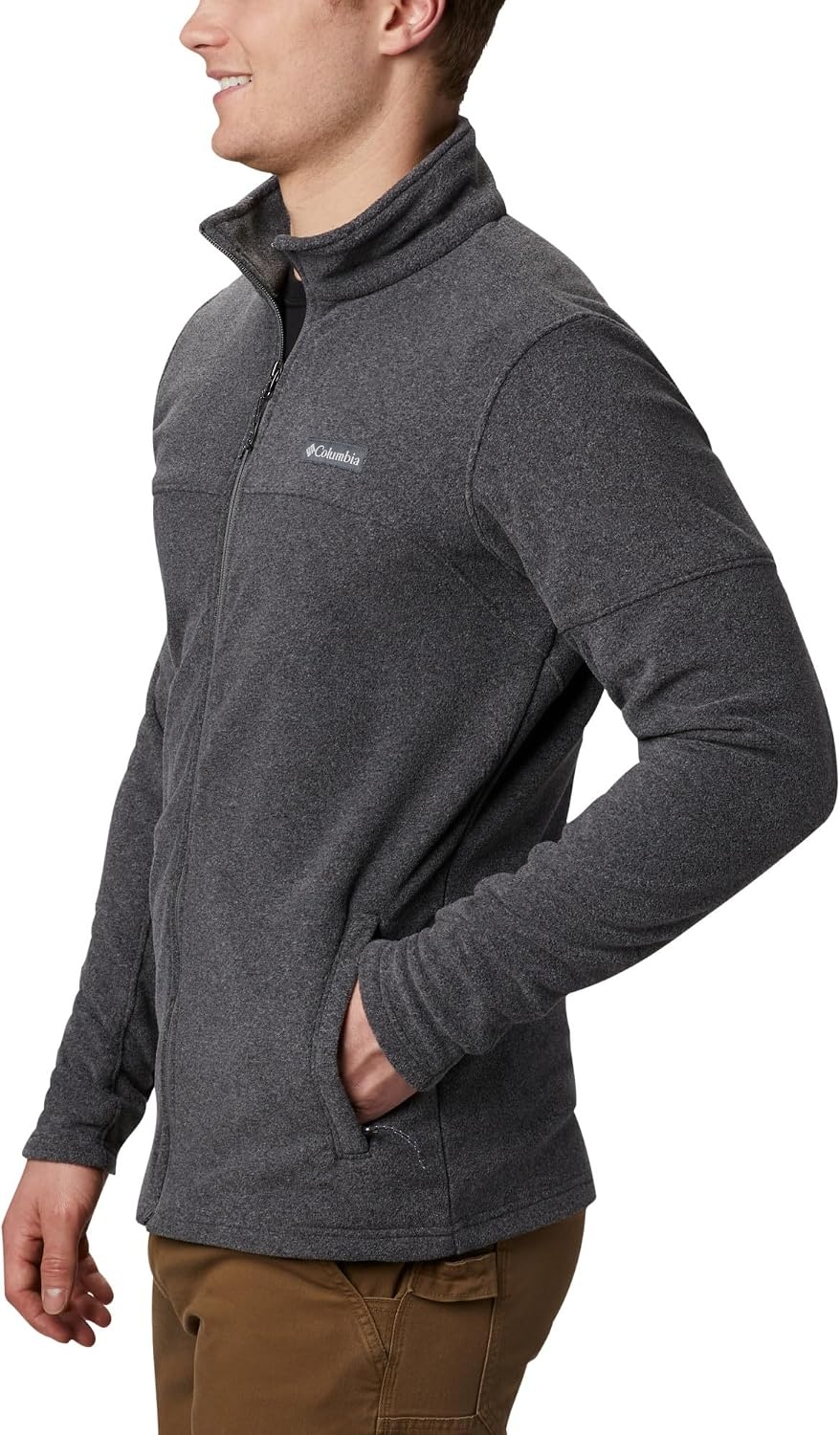image:imageColumbia Basin Trail III Full Zip Fleecejacke mit durchgehendem Reiverschluss fr HerrenCharcoal Heather