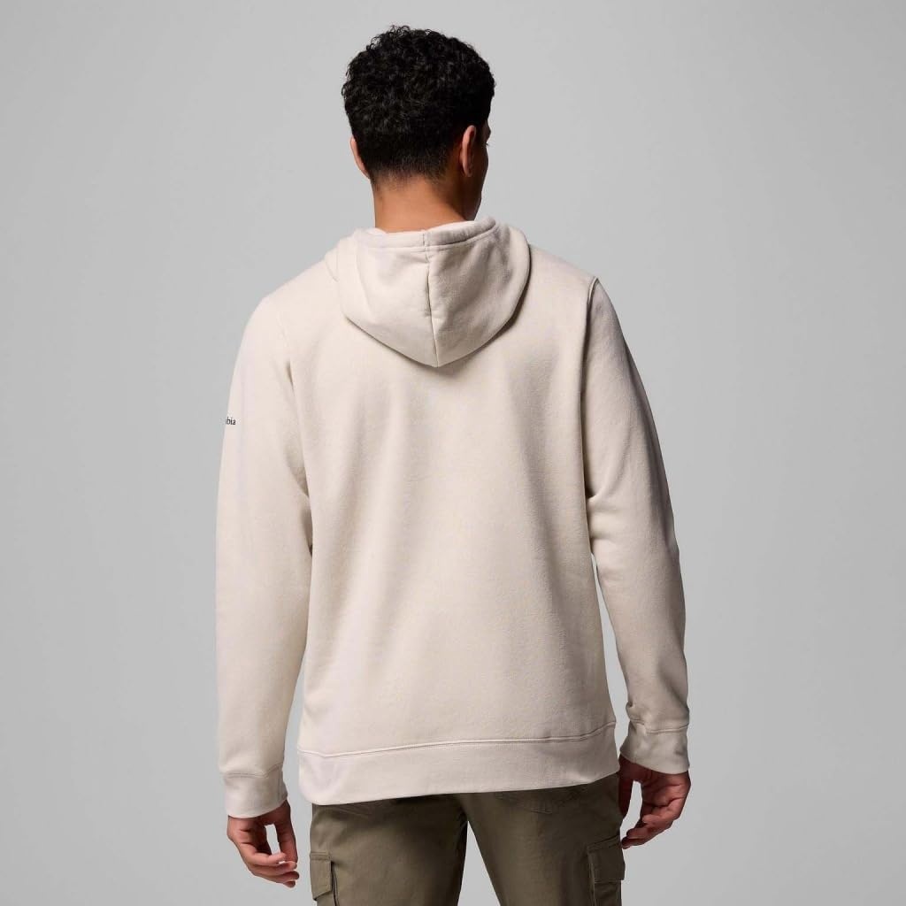 image:imageColumbia Columbia Trek Hoodie Fleece mit Aufdruck Abenteuerbereites Stretch Verstellbare Kapuze Baumwollreiches Jersey Gerippte Kanten Kngurutasche Herren