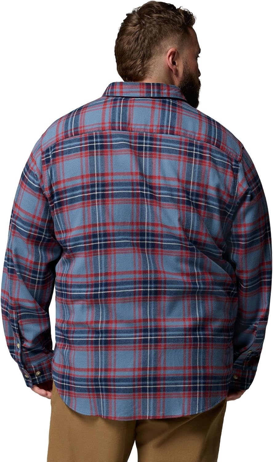 image:imageColumbia Cornell Woods FlanellLangarmhemd fr Herren Langarmshirt Dark Mountain Textured Plaid XXLarge