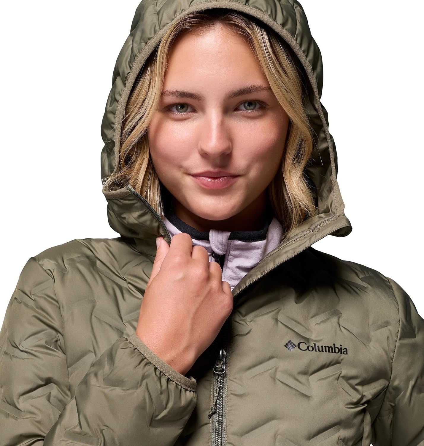 image:imageColumbia DELTA RIDGE II DOWN HOODED JACKETStone Green