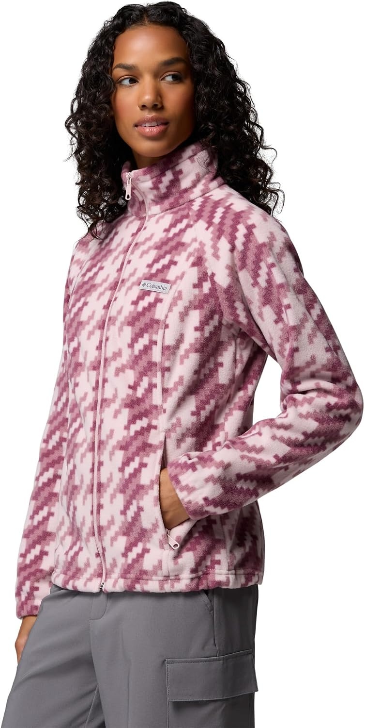 image:imageColumbia Damen Benton Springs Printed Full ZipMineral Pink Twills