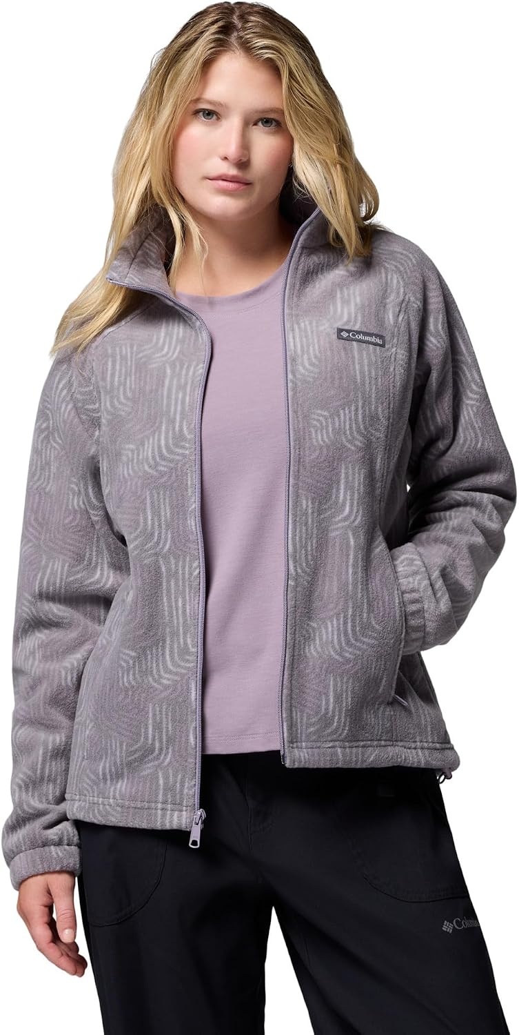 image:imageColumbia Damen Benton Springs Printed Full ZipShale Purple Flowfalls