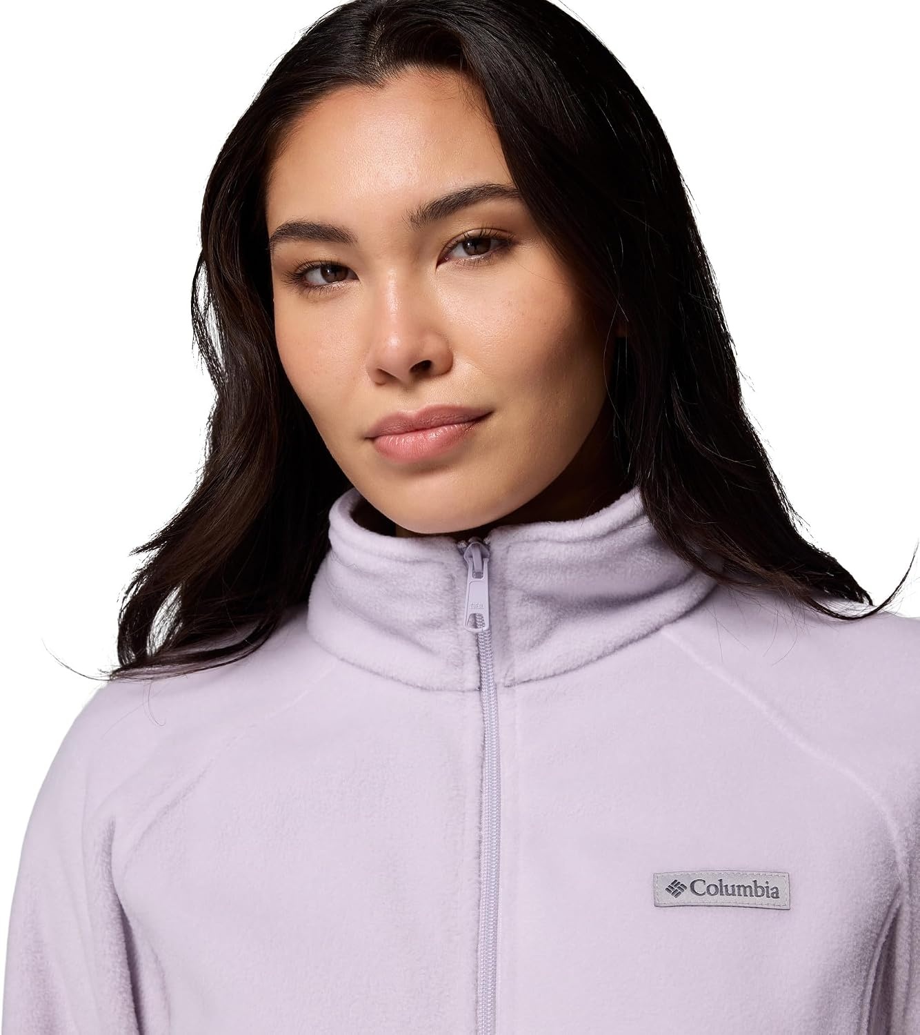 image:imageColumbia Damen Benton Springs Relaxed Full Zip Fleecejacke mit durchgehendem ReiverschlussLavender Pearl