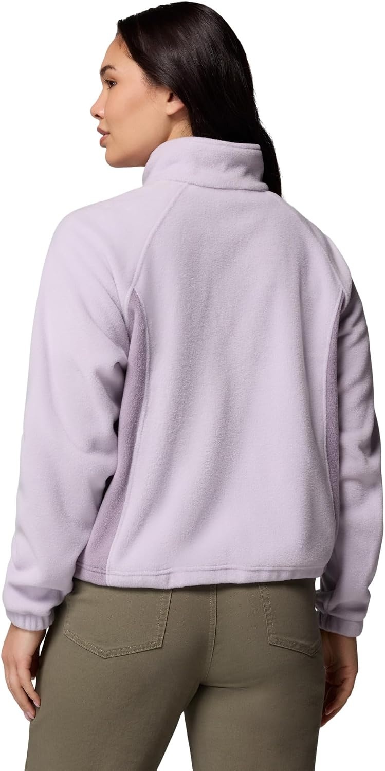 image:imageColumbia Damen Benton Springs Relaxed Full Zip Fleecejacke mit durchgehendem ReiverschlussLavender Pearl