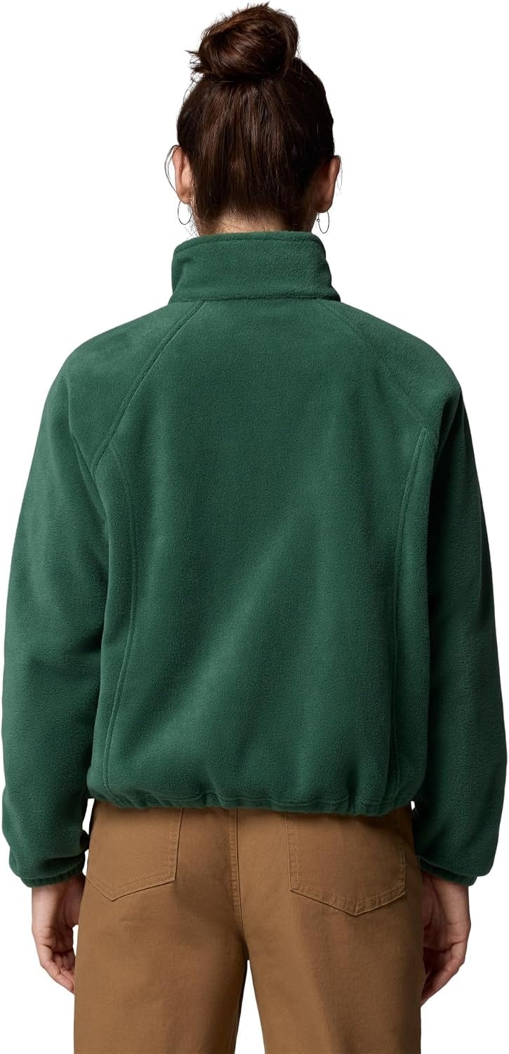 image:imageColumbia Damen Benton Springs Relaxed Full Zip Fleecejacke mit durchgehendem ReiverschlussRegenwald