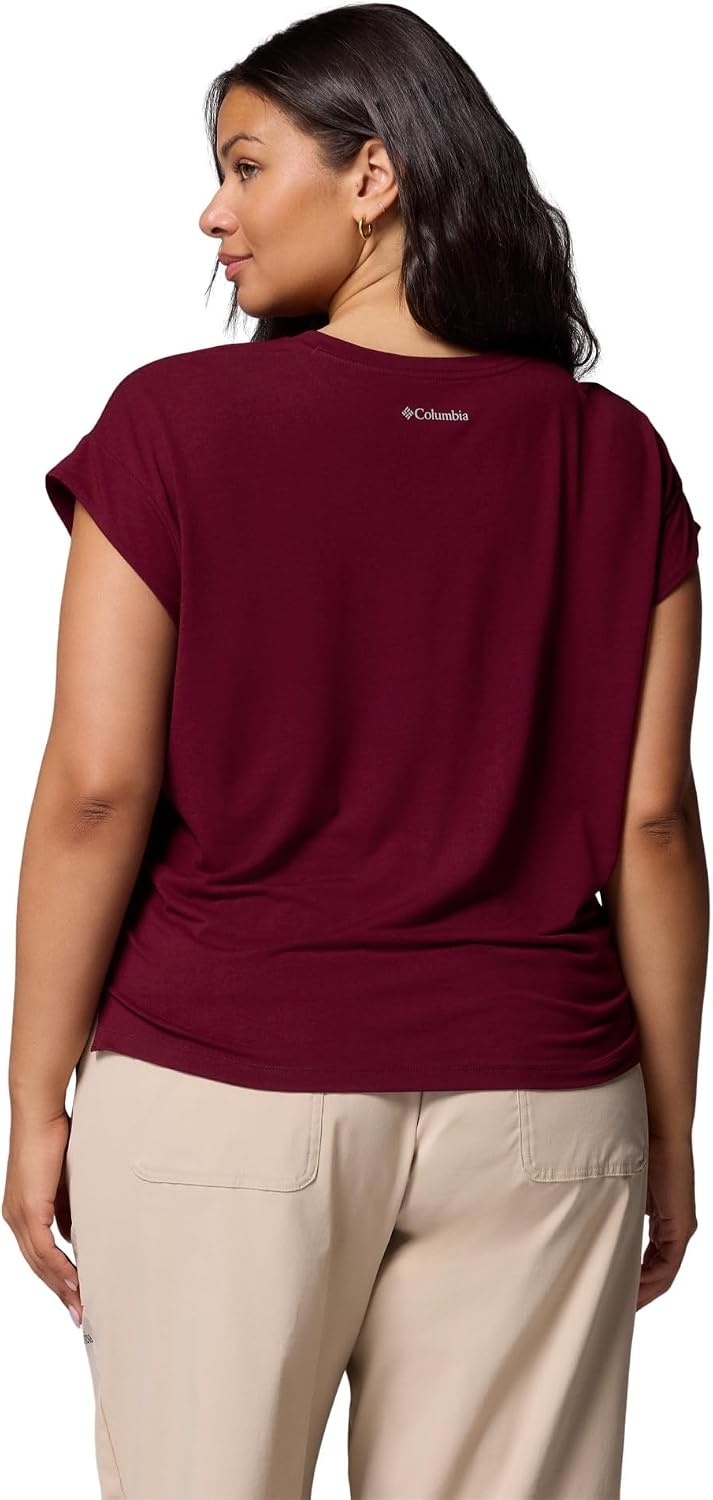 image:imageColumbia Damen Daniela Falls Short Sleeve Kurzrmeliges TShirtReicher Wein