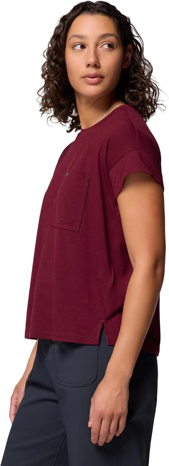 image:imageColumbia Damen Daniela Falls Short Sleeve Kurzrmeliges TShirtRich Wine