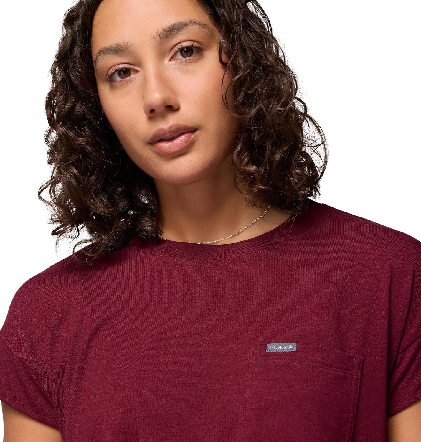 image:imageColumbia Damen Daniela Falls Short Sleeve Kurzrmeliges TShirtRich Wine