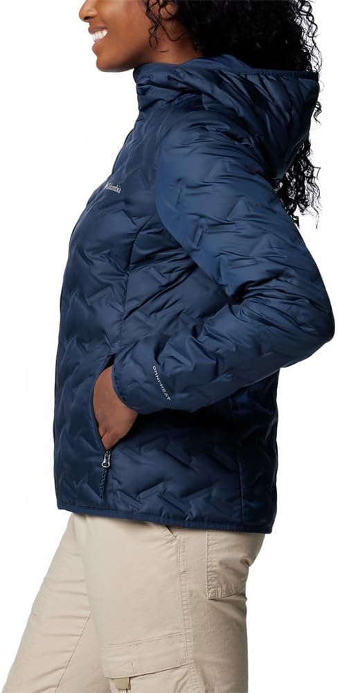image:imageColumbia Damen Delta Ridge 2 Down Hooded Jacket Daunenjacke mit Kapuze 1er PackCollegiate Navy