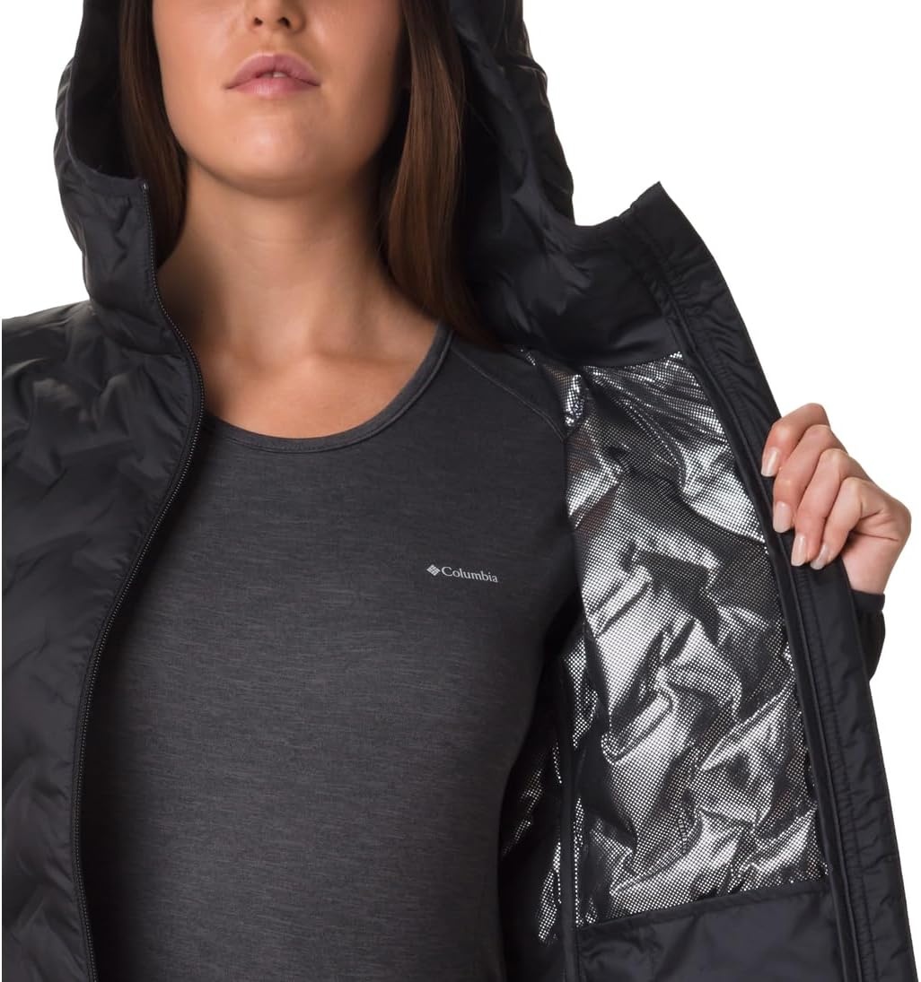 image:imageColumbia Damen Delta Ridge 2 Down Hooded Jacket Daunenjacke mit Kapuze 1er PackSchwarz