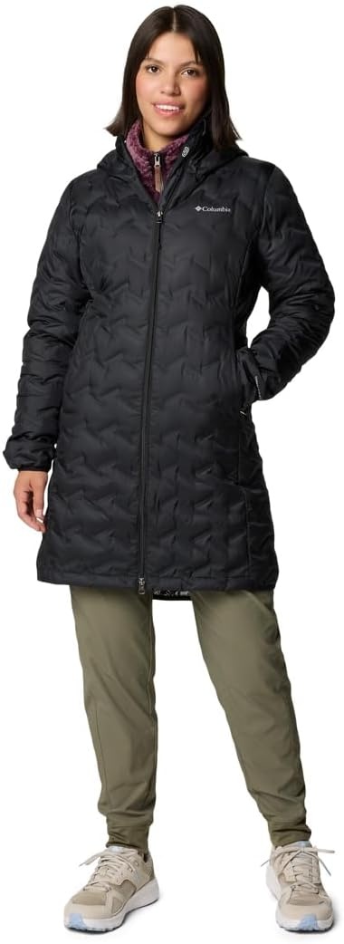 image:imageColumbia Damen Delta Ridge Long Down Jacket Delta Ridge Lange Daunenjacke 1er PackSchwarz