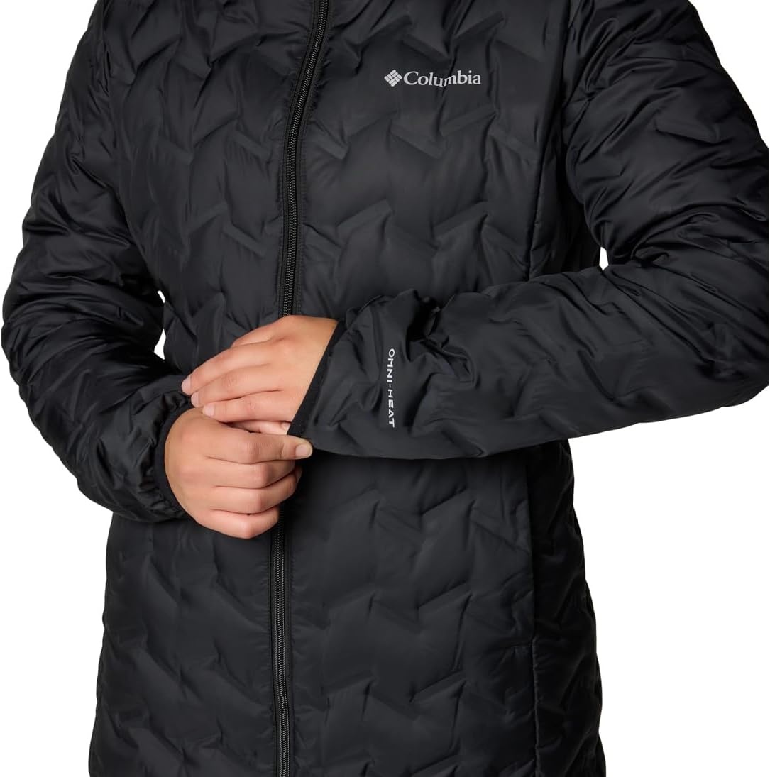 image:imageColumbia Damen Delta Ridge Long Down Jacket Delta Ridge Lange Daunenjacke 1er PackSchwarz