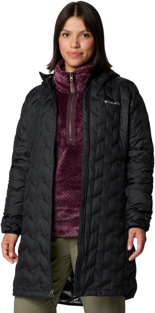 image:imageColumbia Damen Delta Ridge Long Down Jacket Delta Ridge Lange Daunenjacke 1er PackSchwarz