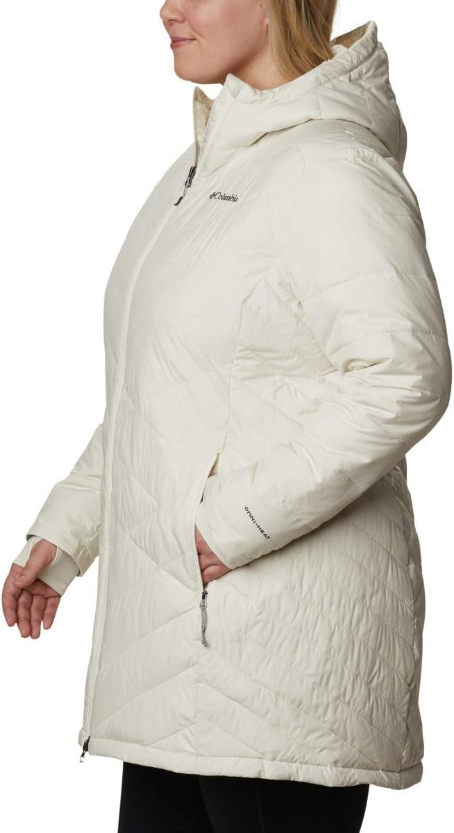 image:imageColumbia Damen First Generation Heavenly Long Hooded Jacket Heavenly Long Hooded Jacket 1er PackChalk