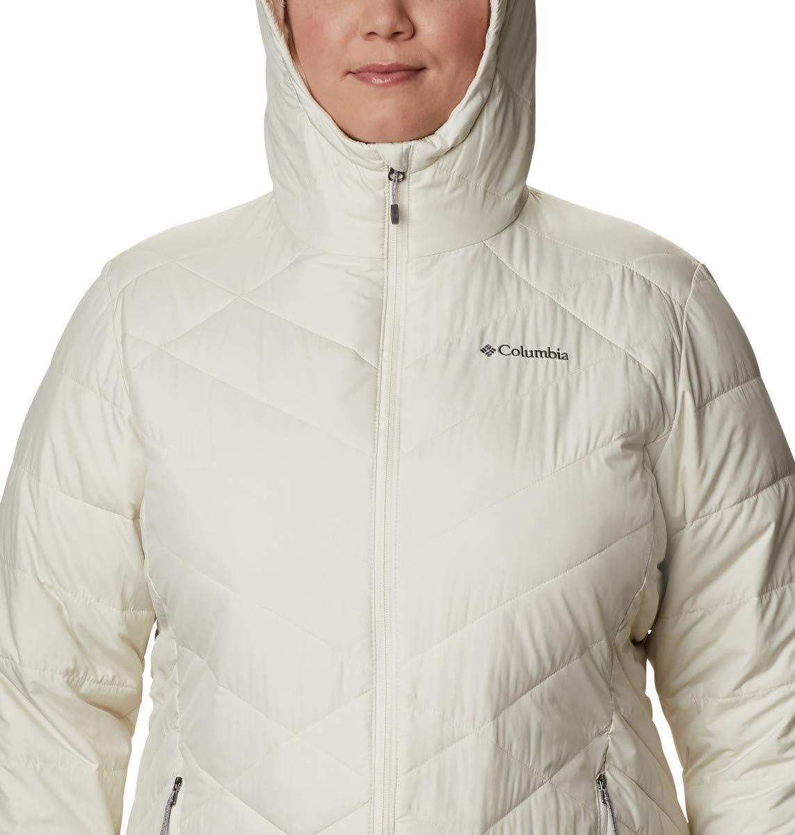 image:imageColumbia Damen First Generation Heavenly Long Hooded Jacket Heavenly Long Hooded Jacket 1er PackChalk