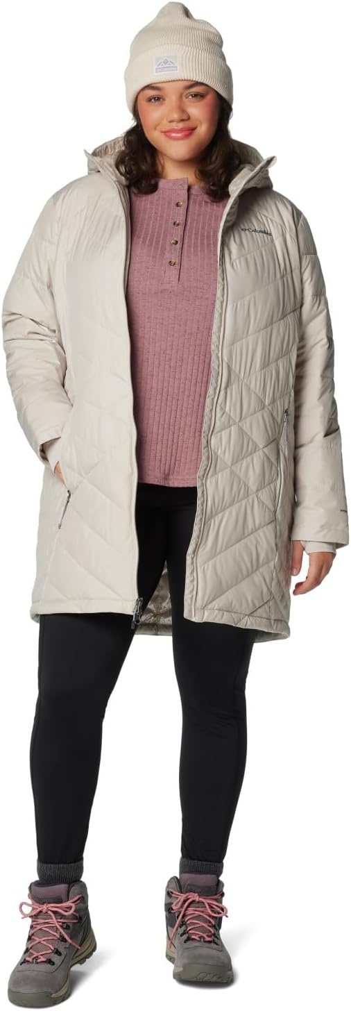 image:imageColumbia Damen First Generation Heavenly Long Hooded Jacket Heavenly Long Hooded Jacket 1er PackDark Stone