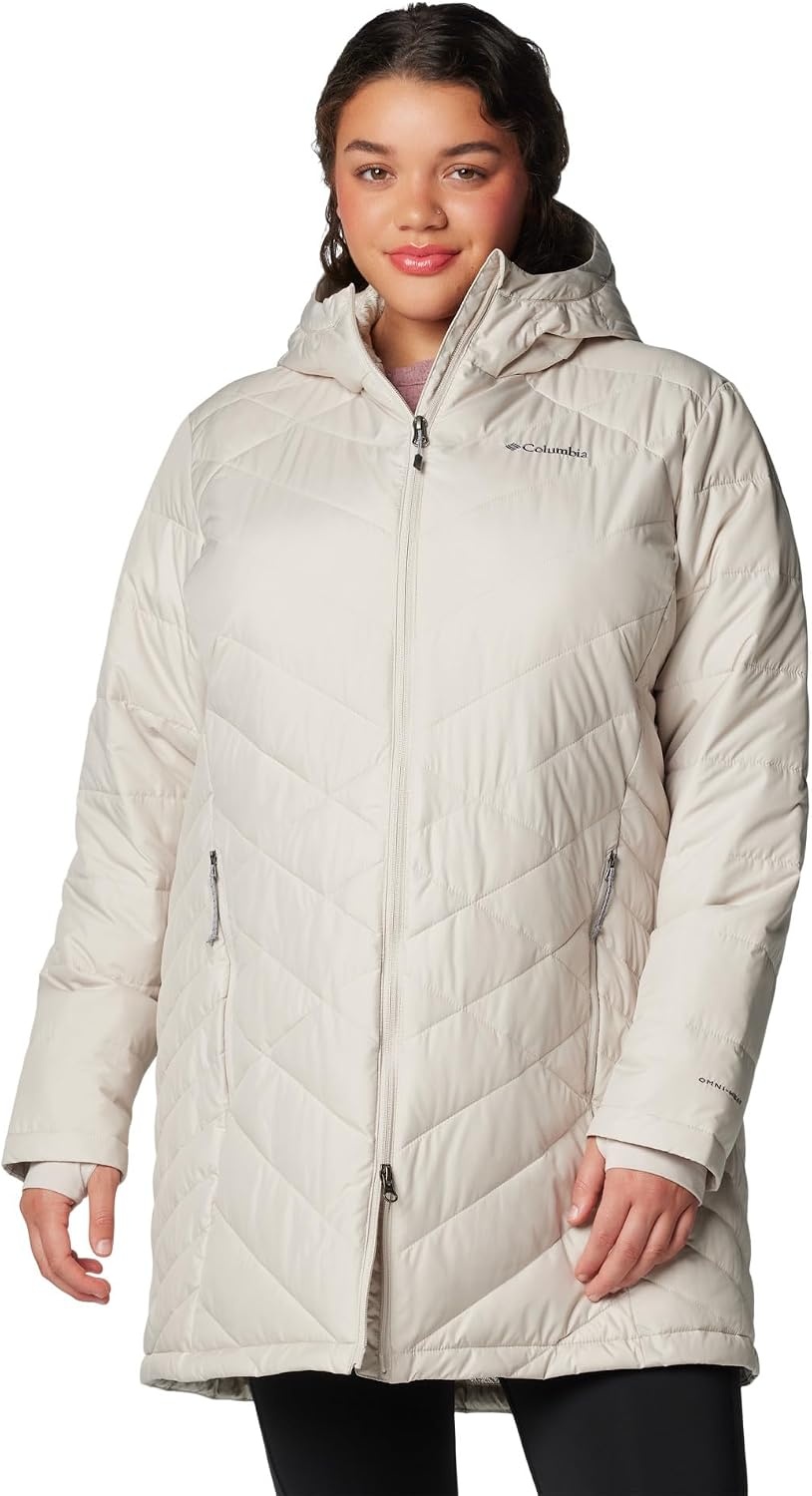 image:imageColumbia Damen First Generation Heavenly Long Hooded Jacket Heavenly Long Hooded Jacket 1er PackDark Stone