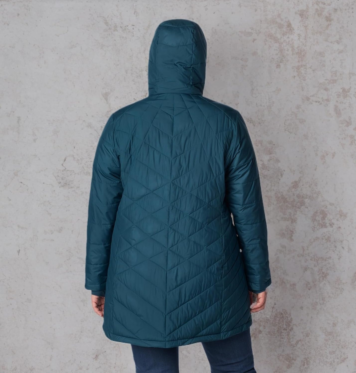 image:imageColumbia Damen First Generation Heavenly Long Hooded Jacket Heavenly Long Hooded Jacket 1er PackNight Wave