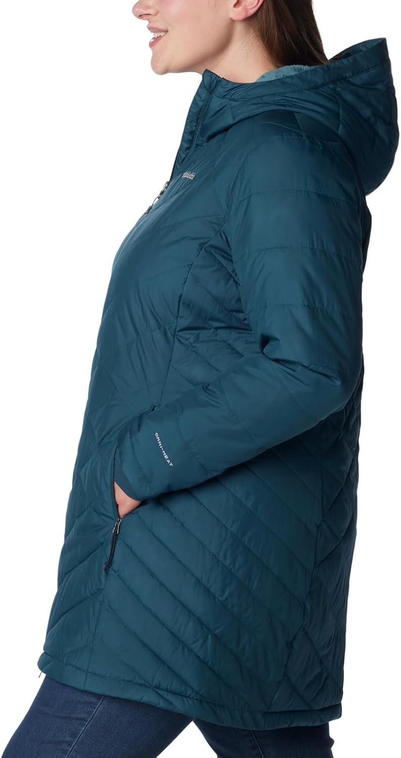 image:imageColumbia Damen First Generation Heavenly Long Hooded Jacket Heavenly Long Hooded Jacket 1er PackNight Wave
