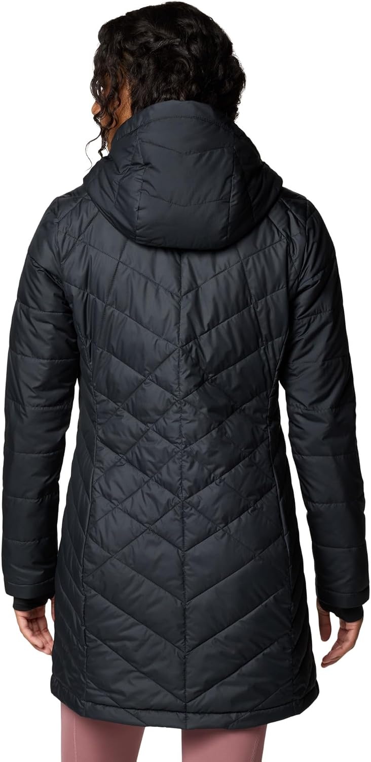 image:imageColumbia Damen First Generation Heavenly Long Hooded Jacket Heavenly Long Hooded Jacket 1er PackSchwarz