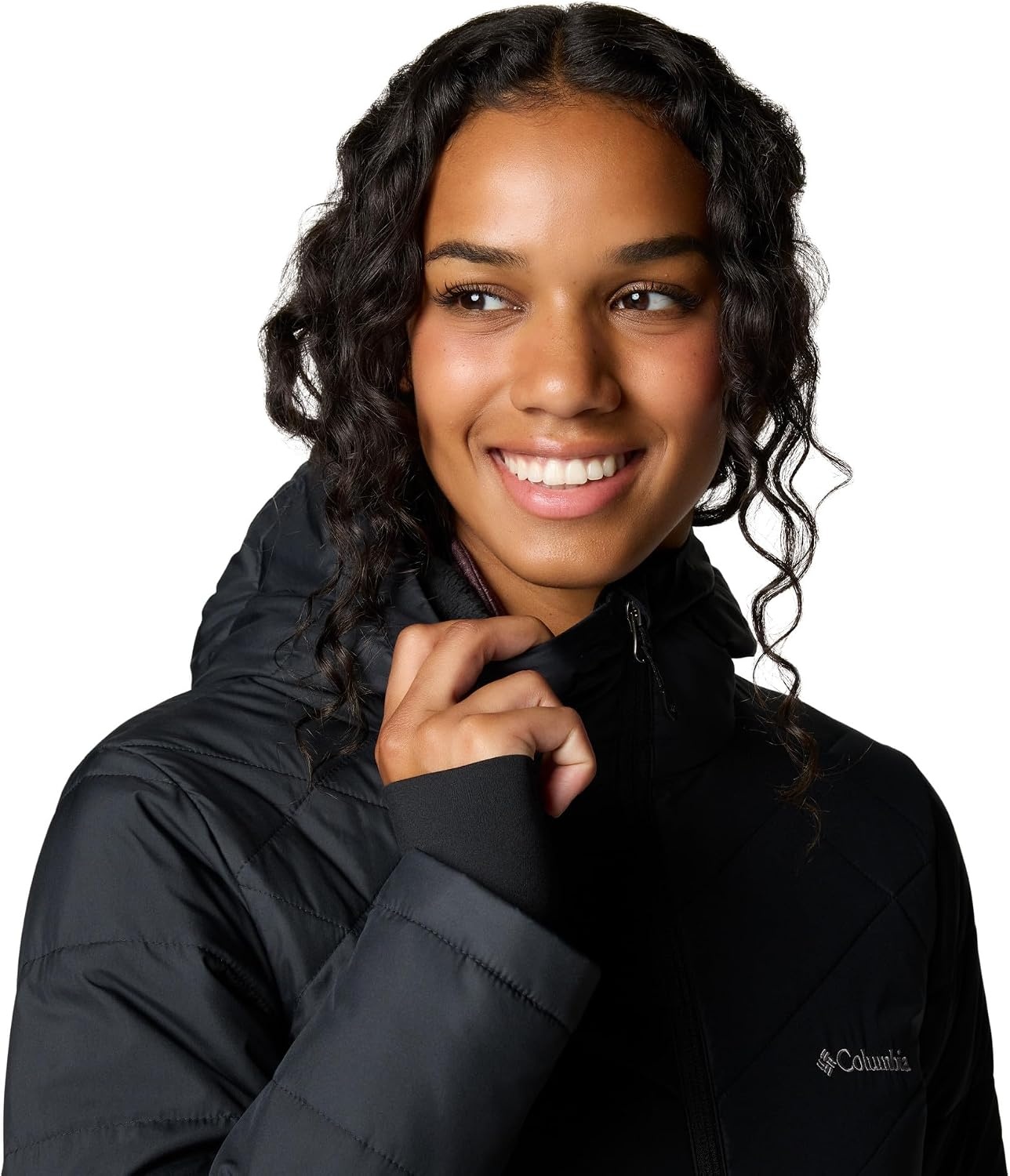 image:imageColumbia Damen First Generation Heavenly Long Hooded Jacket Heavenly Long Hooded Jacket 1er PackSchwarz