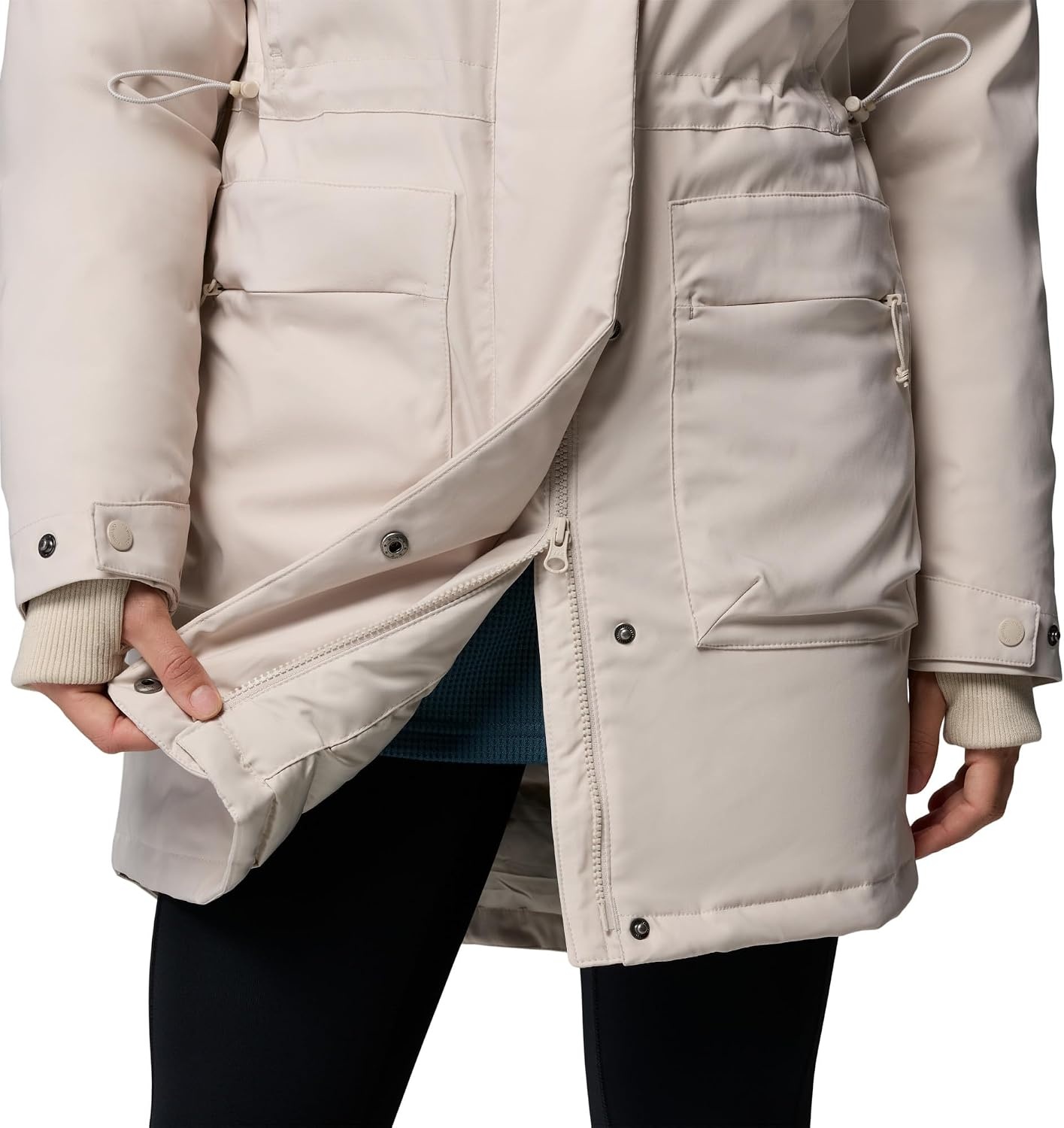 image:imageColumbia Damen Harmony Falls Parka Daunenjacke mit Kapuze 1er PackDark Stone