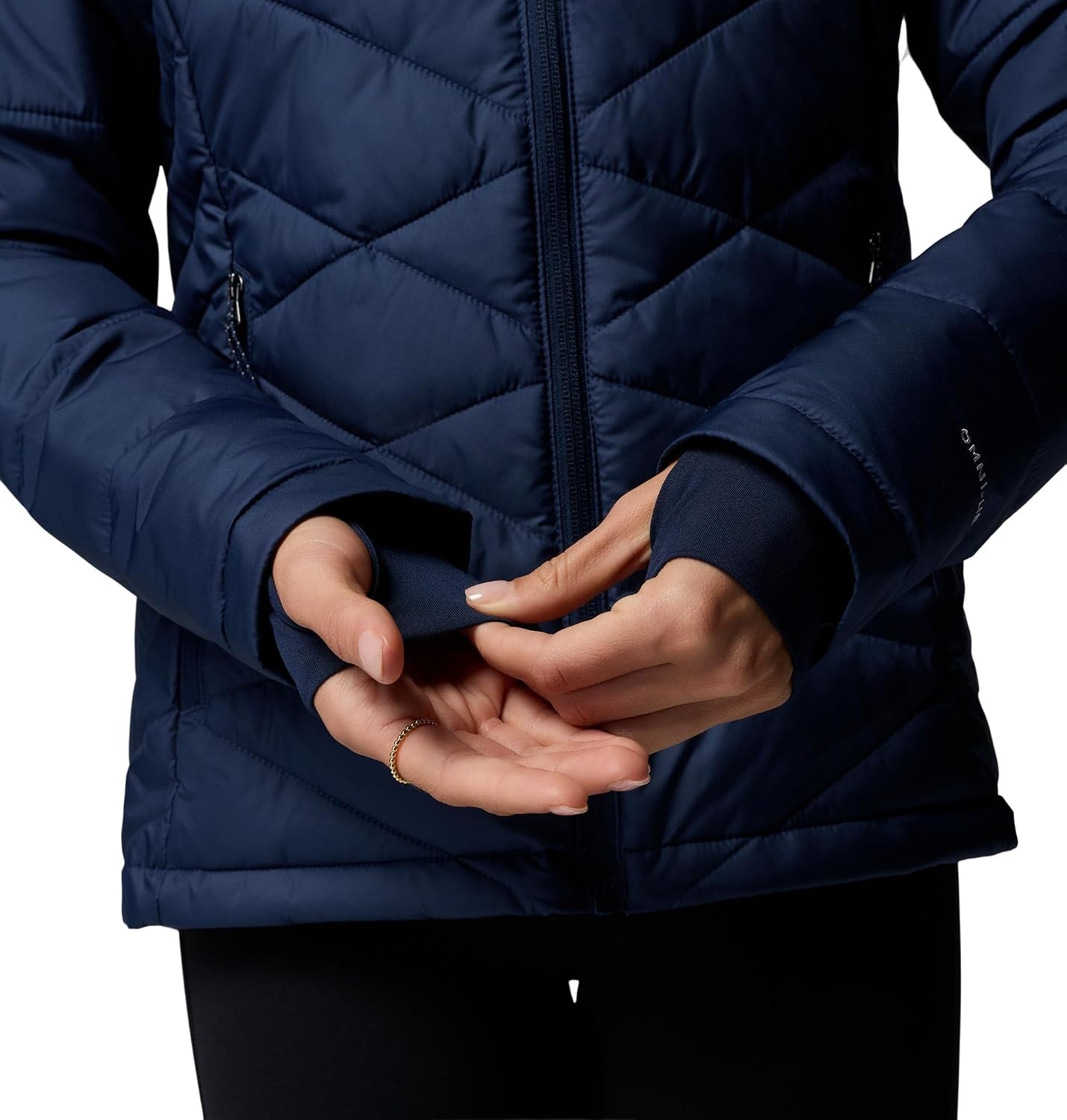 image:imageColumbia Damen Heavenly Hooded Jacket Pufferjacke mit Kapuze 1er PackCollegiate Navy