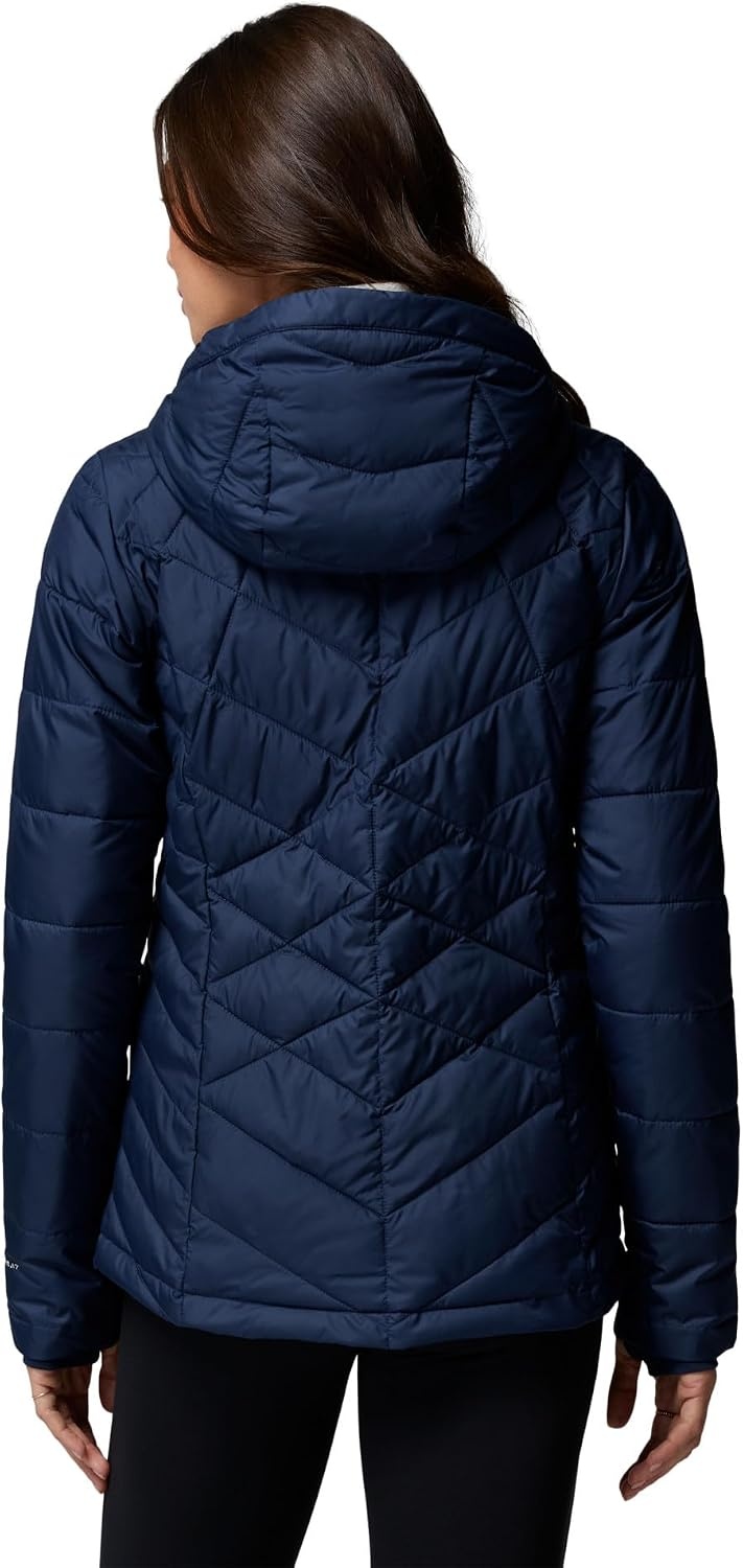 image:imageColumbia Damen Heavenly Hooded Jacket Pufferjacke mit Kapuze 1er PackCollegiate Navy