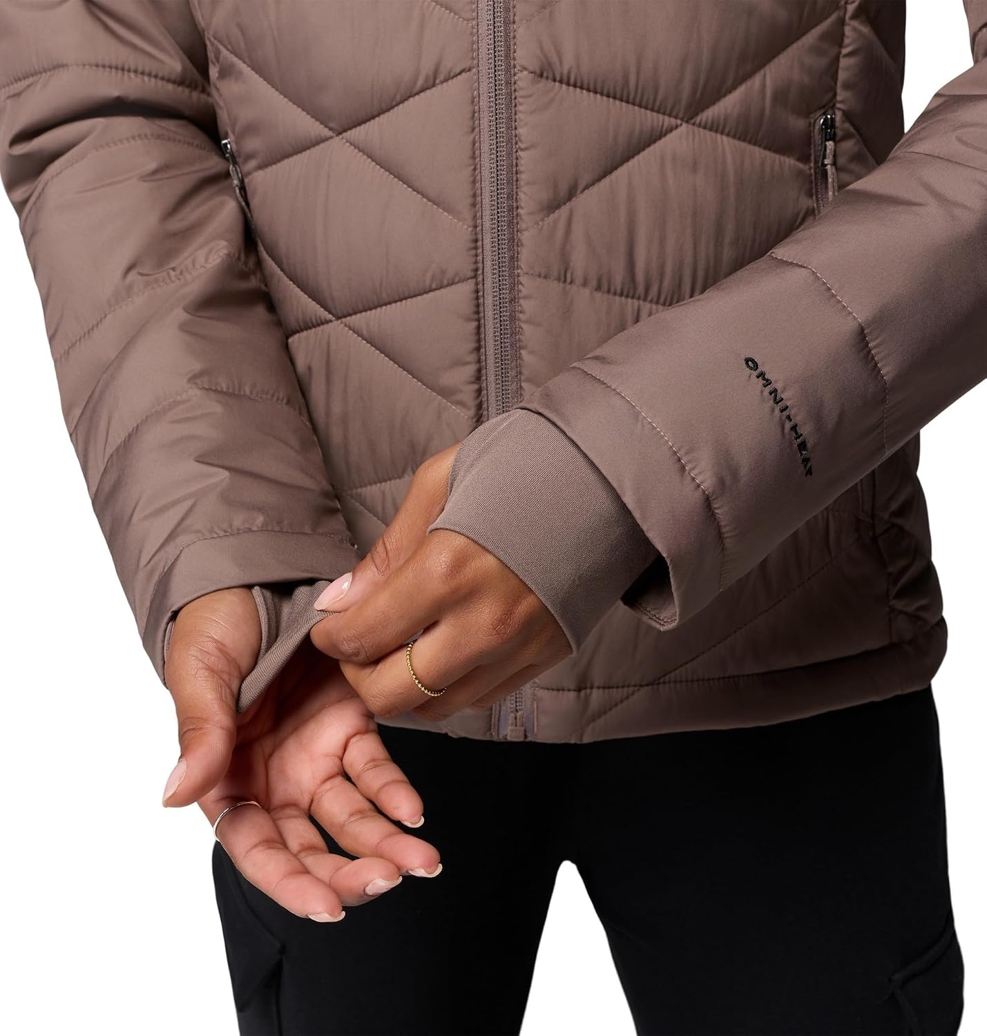 image:imageColumbia Damen Heavenly Hooded Jacket Pufferjacke mit Kapuze 1er PackIron