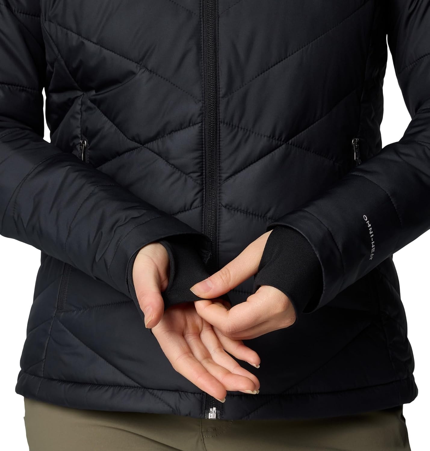 image:imageColumbia Damen Heavenly Hooded Jacket Pufferjacke mit Kapuze 1er PackSchwarz