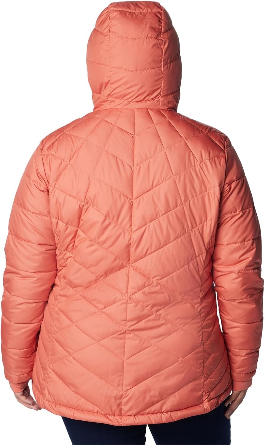 image:imageColumbia Damen Heavenly Hooded Jacket Pufferjacke mit Kapuze 1er PackVerblasster Pfirsich