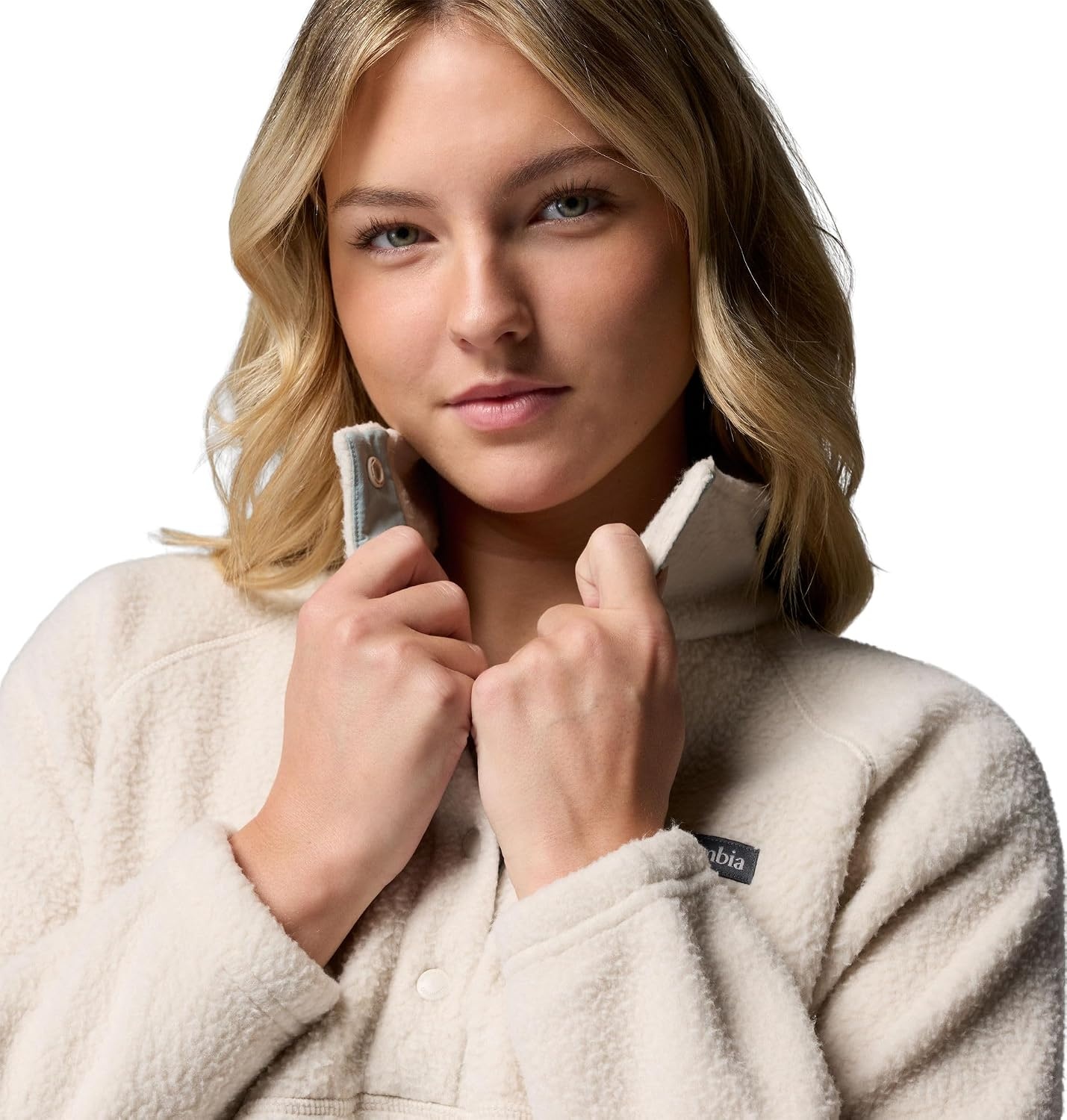 image:imageColumbia Damen Jasper Ridge Pebbled Fleece Half Snap Fleeceberziehhilfe 1er PackDark Stone