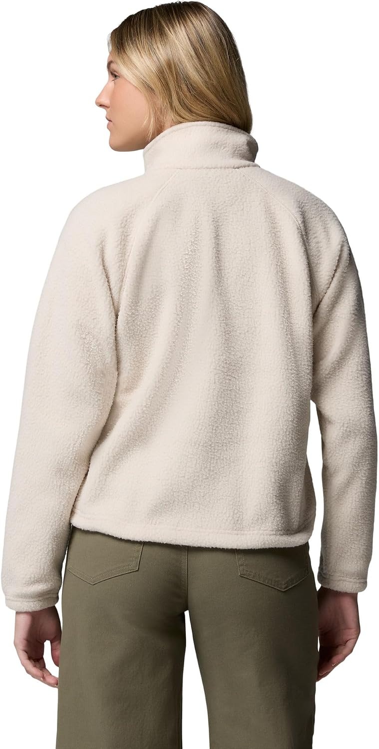 image:imageColumbia Damen Jasper Ridge Pebbled Fleece Half Snap Fleeceberziehhilfe 1er PackDark Stone