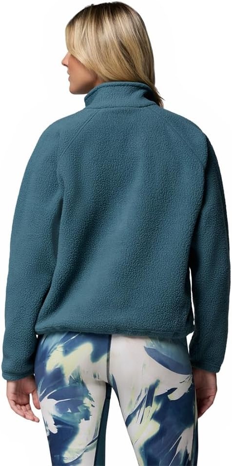 image:imageColumbia Damen Jasper Ridge Pebbled Fleece Half Snap Fleeceberziehhilfe 1er PackEverblue