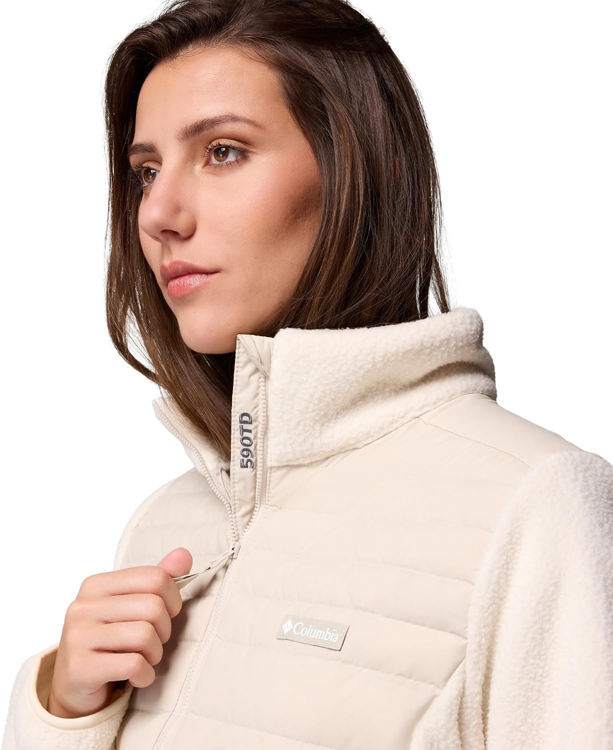 image:imageColumbia Damen Juniper Peak Hybrid Jacket Daunenjacke 1er PackDark Stone Chalk