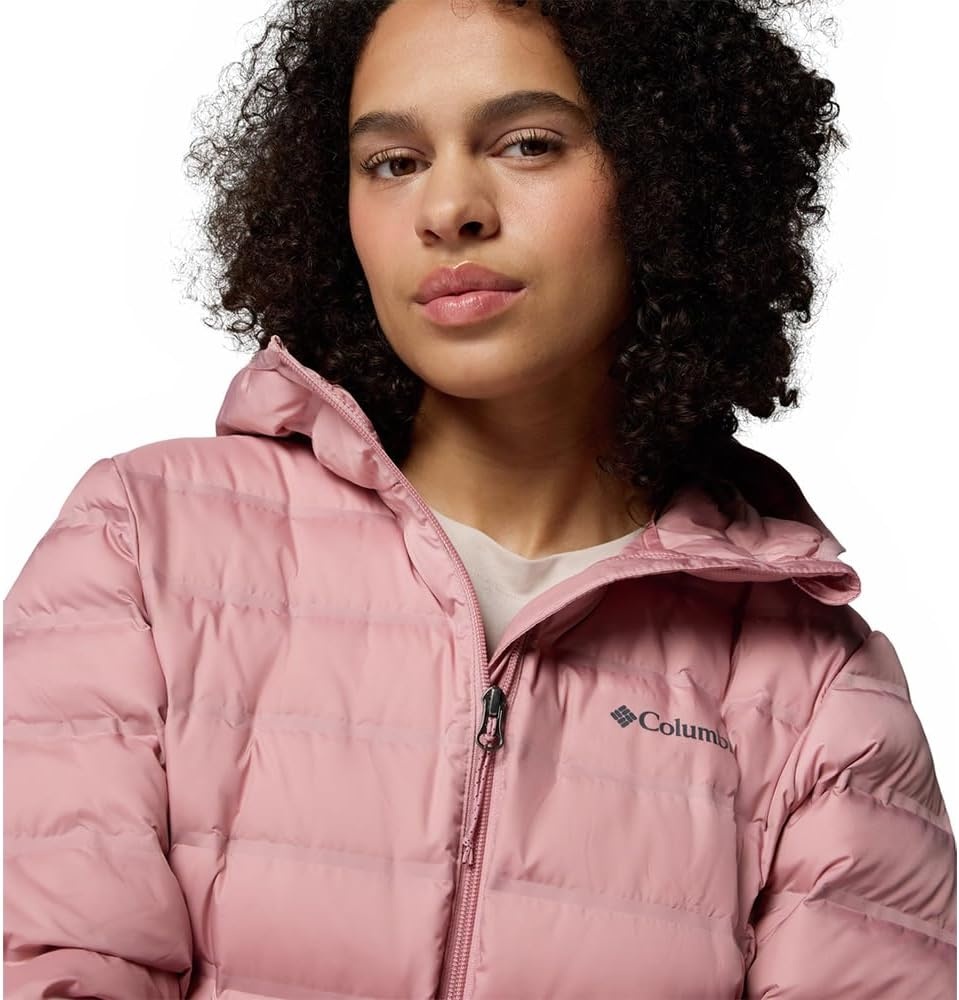 image:imageColumbia Damen Lake 22 Down Long Hooded JacketRadiergummi Rosa
