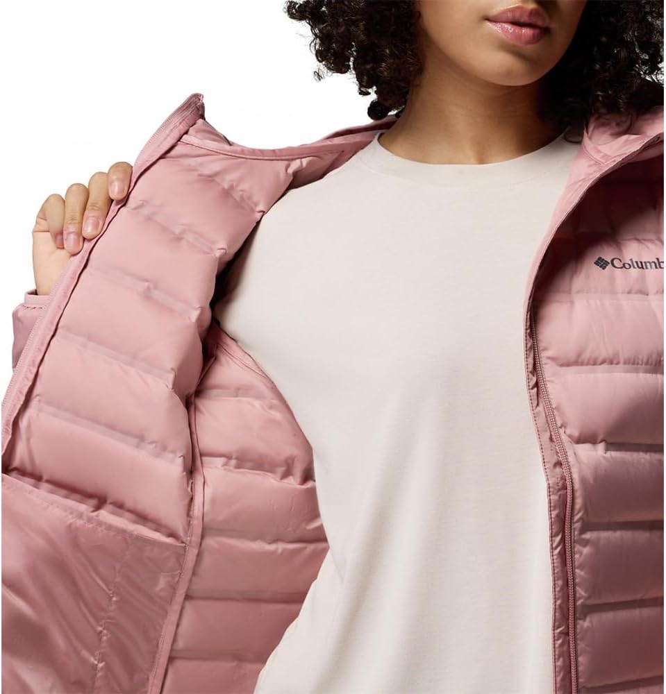 image:imageColumbia Damen Lake 22 Down Long Hooded JacketRadiergummi Rosa