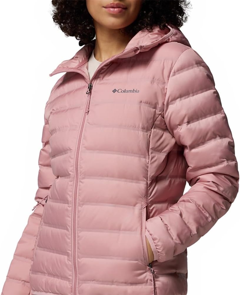 image:imageColumbia Damen Lake 22 Down Long Hooded JacketRadiergummi Rosa