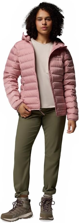 image:imageColumbia Damen Lake 22 Down Long Hooded JacketRadiergummi Rosa