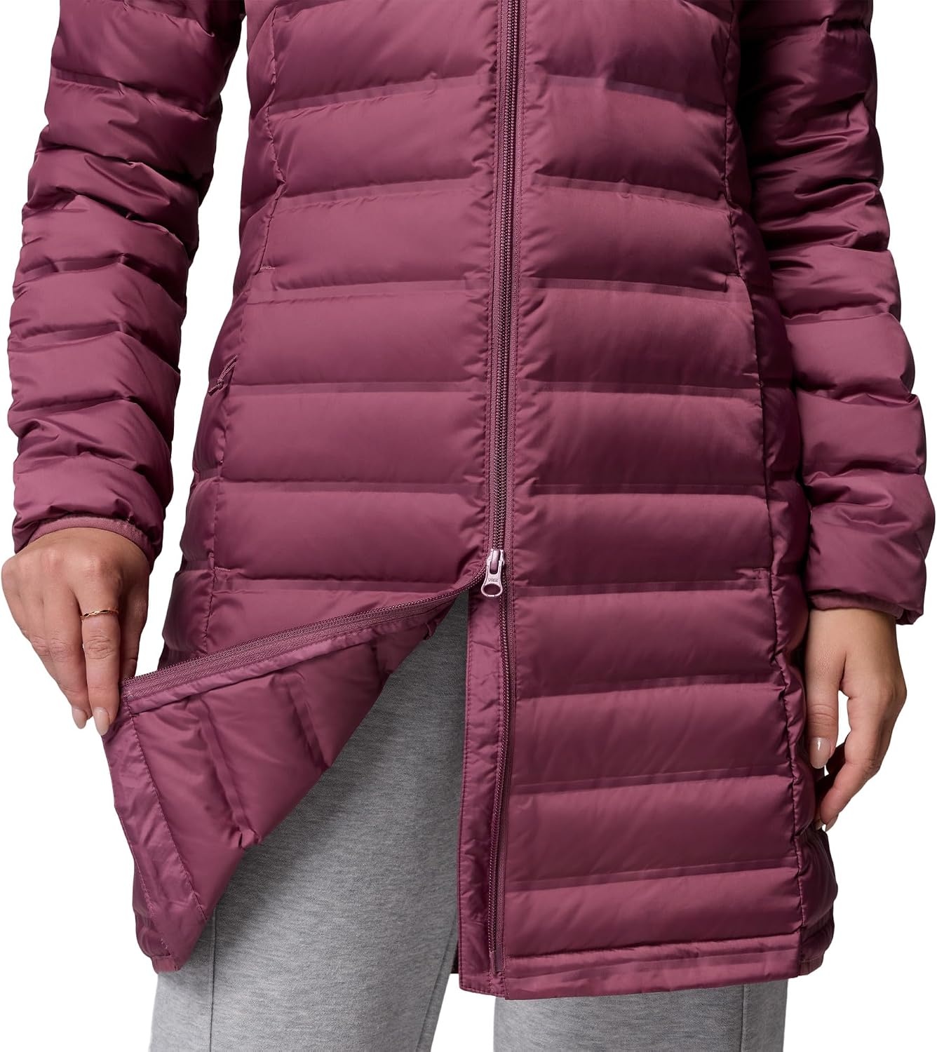 image:imageColumbia Damen Lake 22 Lange Daunenjacke Mit KapuzeAntique Mauve