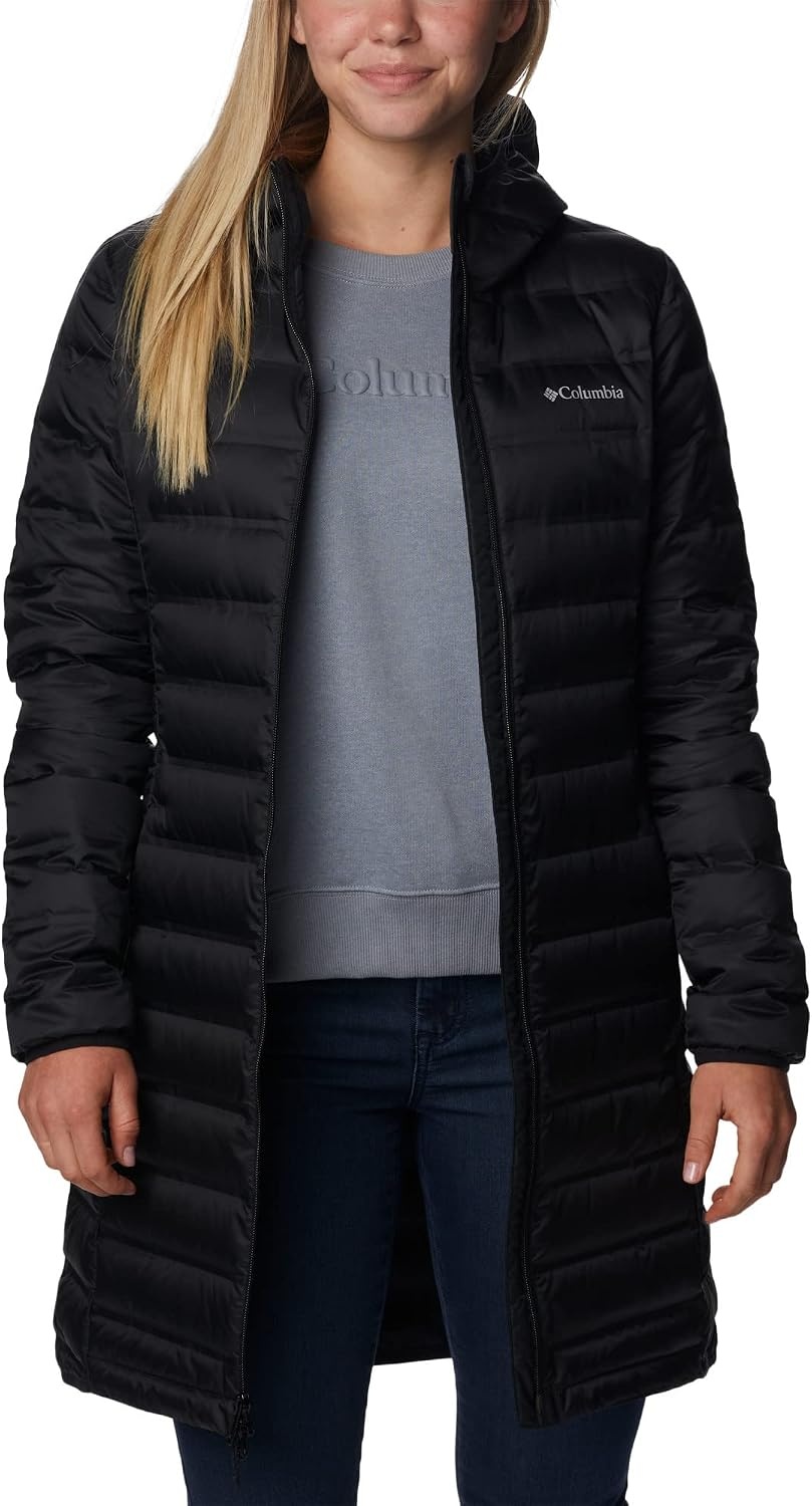 image:imageColumbia Damen Lake 22 Lange Daunenjacke Mit KapuzeSchwarz