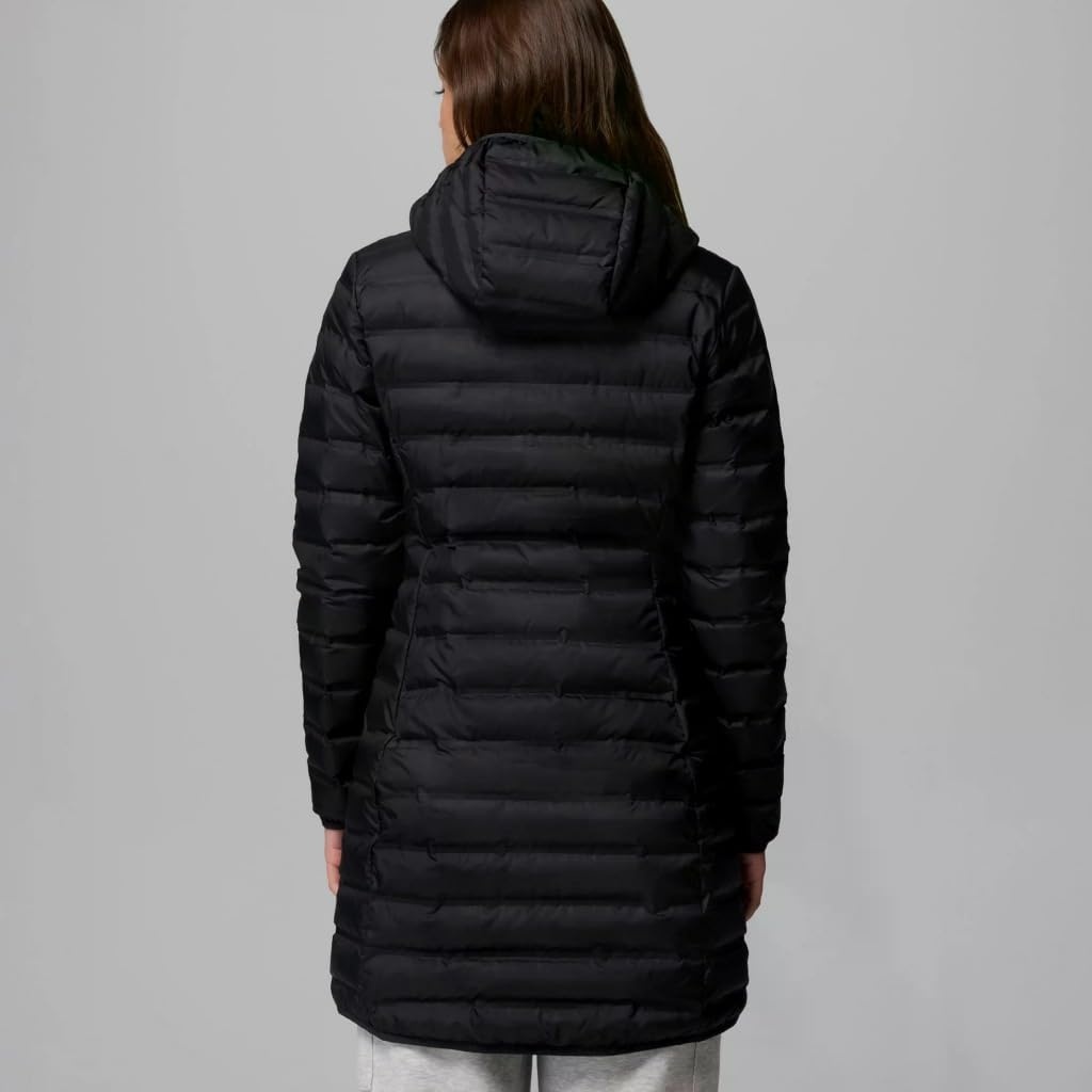 image:imageColumbia Damen Lake 22 Lange Daunenjacke Mit KapuzeSchwarz
