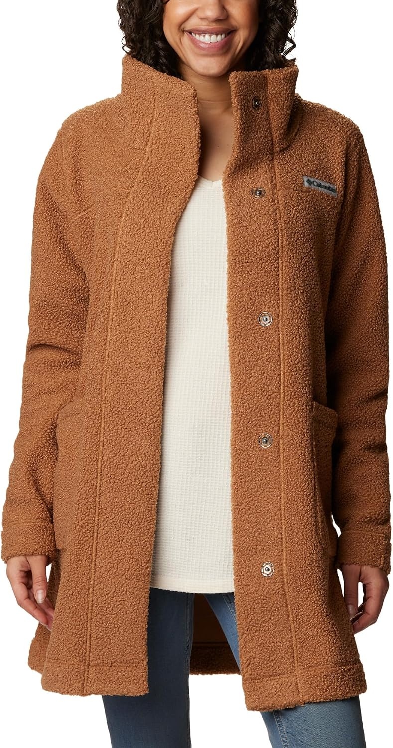 image:imageColumbia Damen Panorama Long Jacket WinterjackeCamel Brown